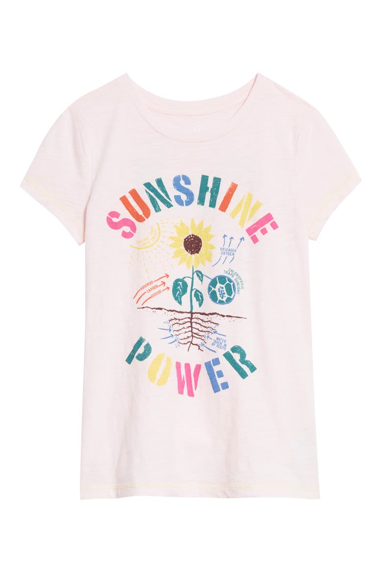 Sunshine Power Graphic Tee, Main, color, LAVENDER