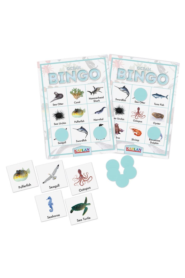 Ocean Bingo Learning Game, Main, color, Multicolored