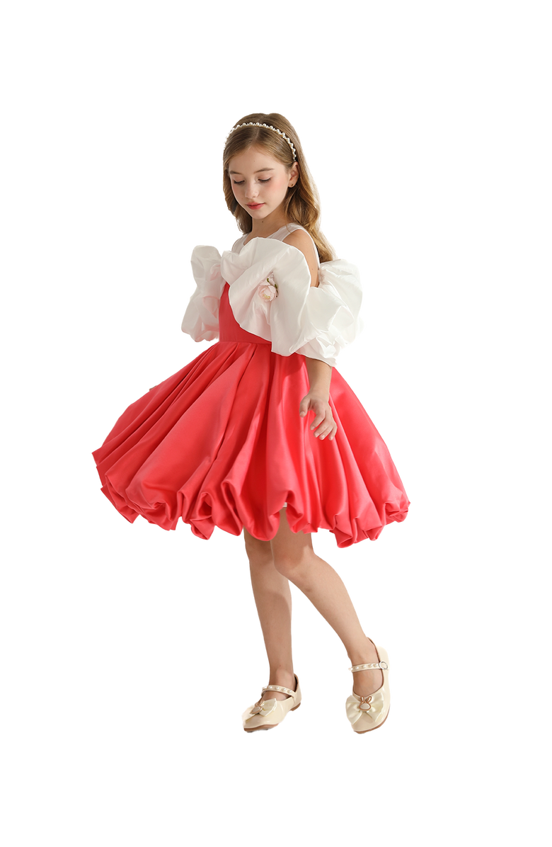 Tulleen Isadora Dress, Alternate, color, Red