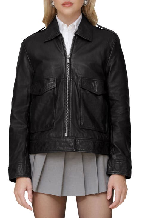 Nordstrom rack womens leather jacket hotsell