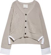 3.1 Phillip Lim Wool Cable Cardigan