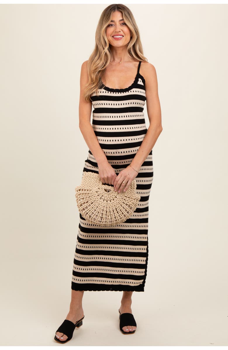 PinkBlush Patterned Sleeveless Maxi Dress, Main, color, 