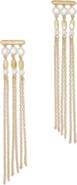 Ramy Brook Viona Mother-of-Pearl Linear Drop Earrings