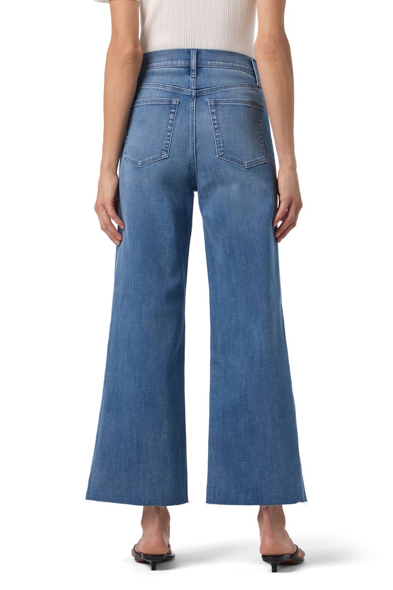 Raw Hem Ankle Wide Leg Jeans, Alternate, color, CYRENE