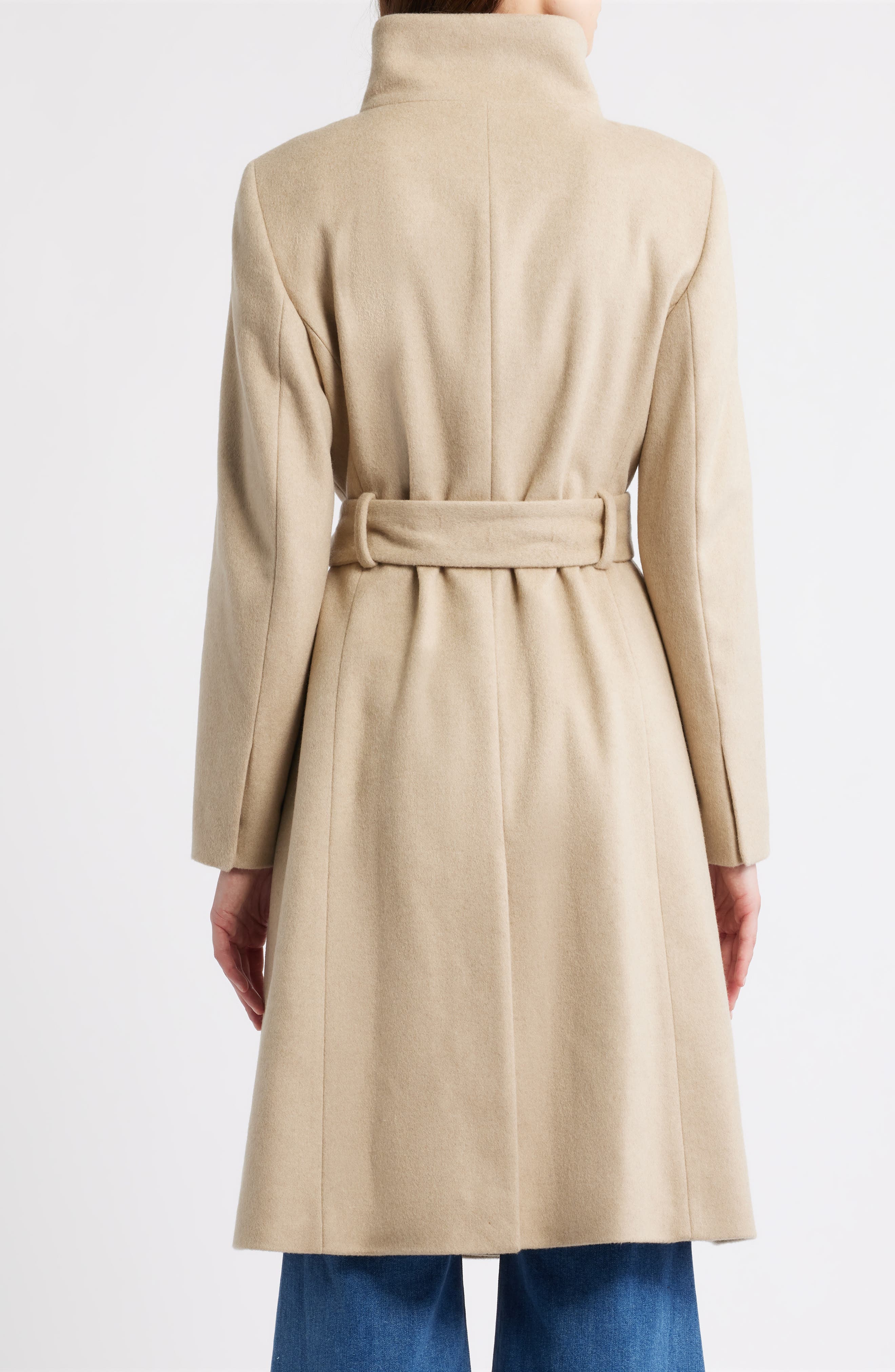 Wool & Cashmere Belted Coat - image 4