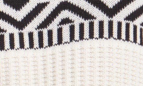 Ichi Barisa Geometric Sweater In Gray