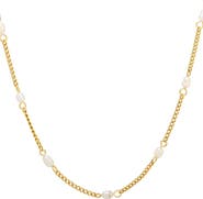 Atolea Dainty Gold Pearl Choker