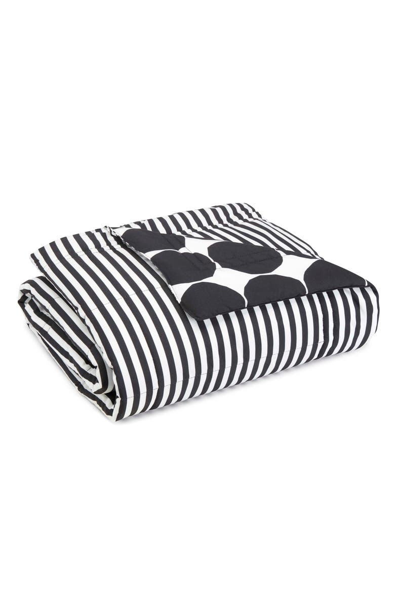 Pienet Kivet Reversible Throw Blanket, Alternate, color, BLACK