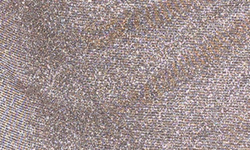Xscape Evenings Cascade Ruffle Detail Off The Shoulder Metallic Knit Gown In Gray