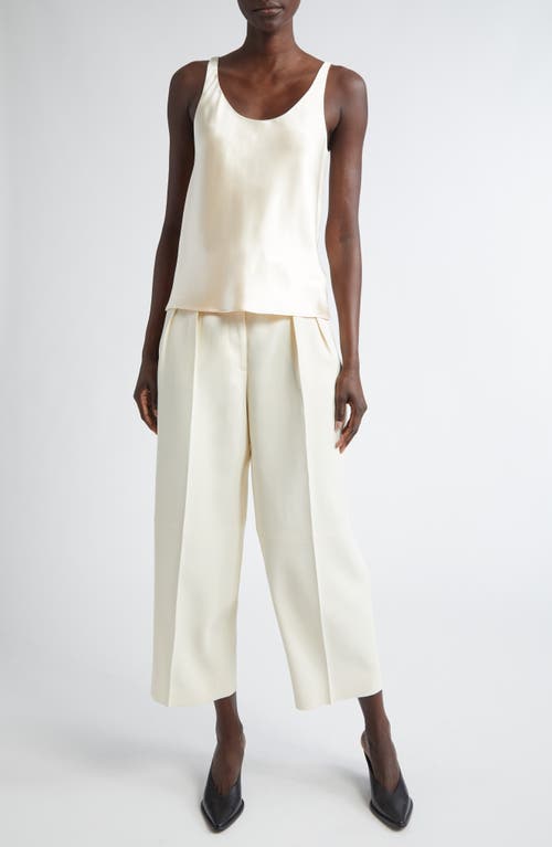 Altuzarra Leitzel Silk Satin Tank In Tapioca
