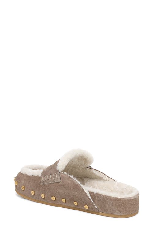 Veronica Beard Fenix Genuine Shearling Mule In Brown