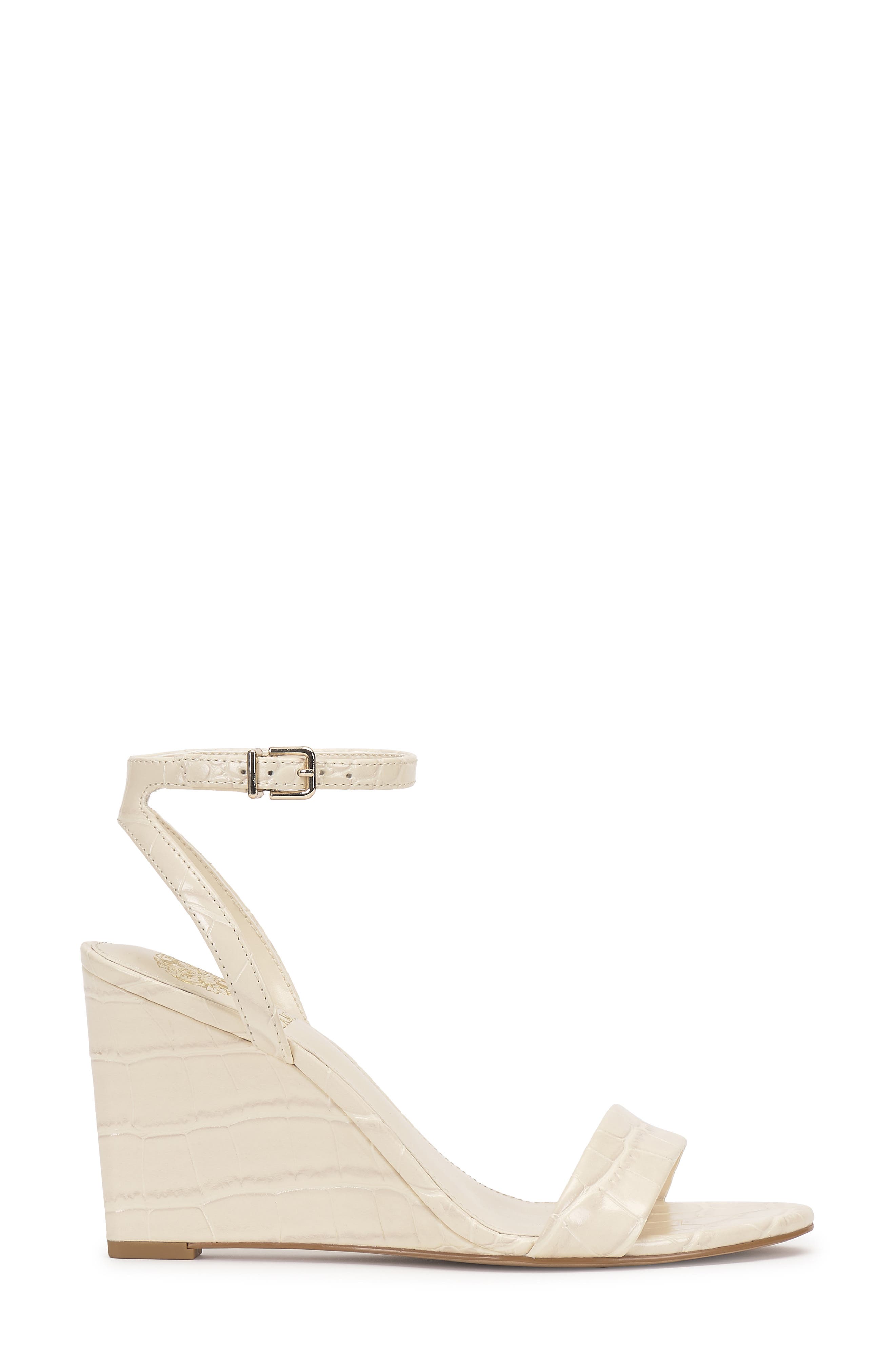 Jefany Wedge Sandal, Alternate, color, CREAMY WHITE WHITE