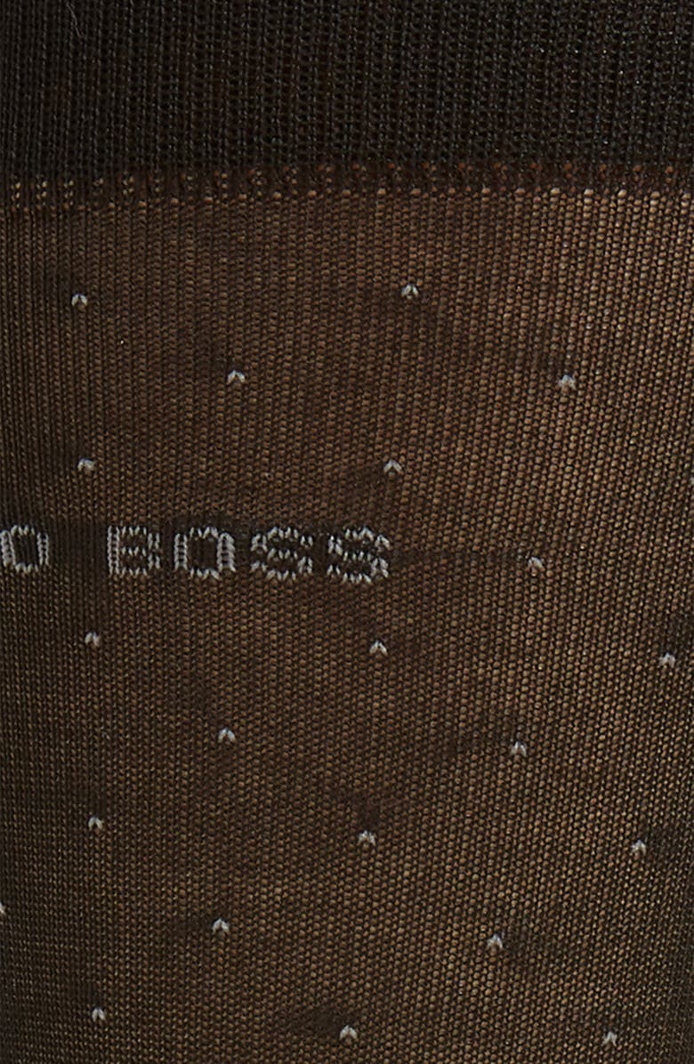 BOSS George Dot Dress Socks, Alternate, color, 