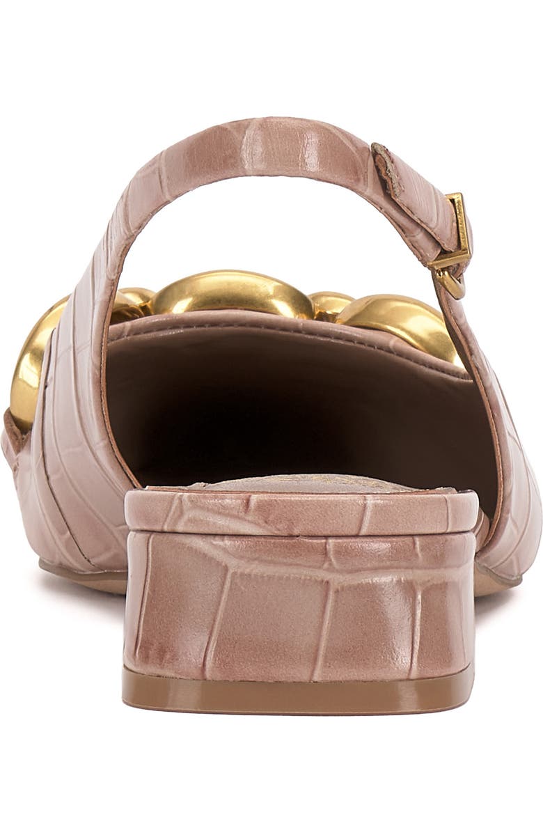 Vince Camuto Valiey Slingback Pointed Toe Flat, Alternate, color, Chai Latte