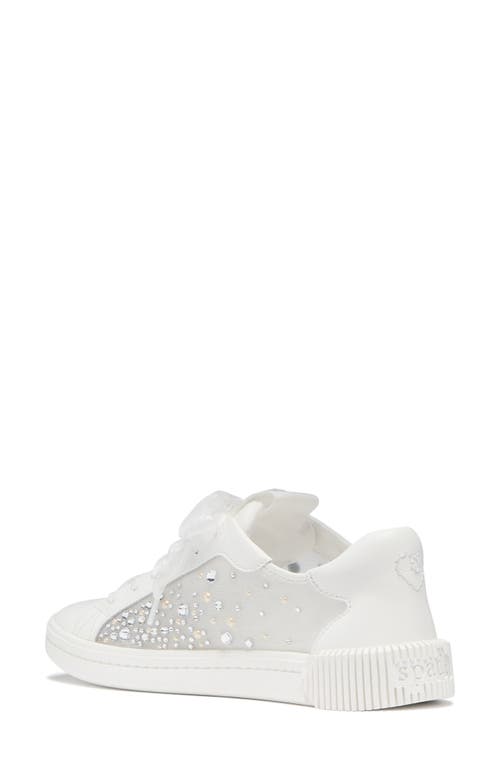 Kate Spade Women's Tori Crystal Sneakers In True White