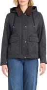 Sanctuary Hooded Waxed Jacket