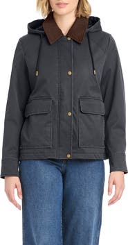 Sanctuary Hooded Waxed Jacket