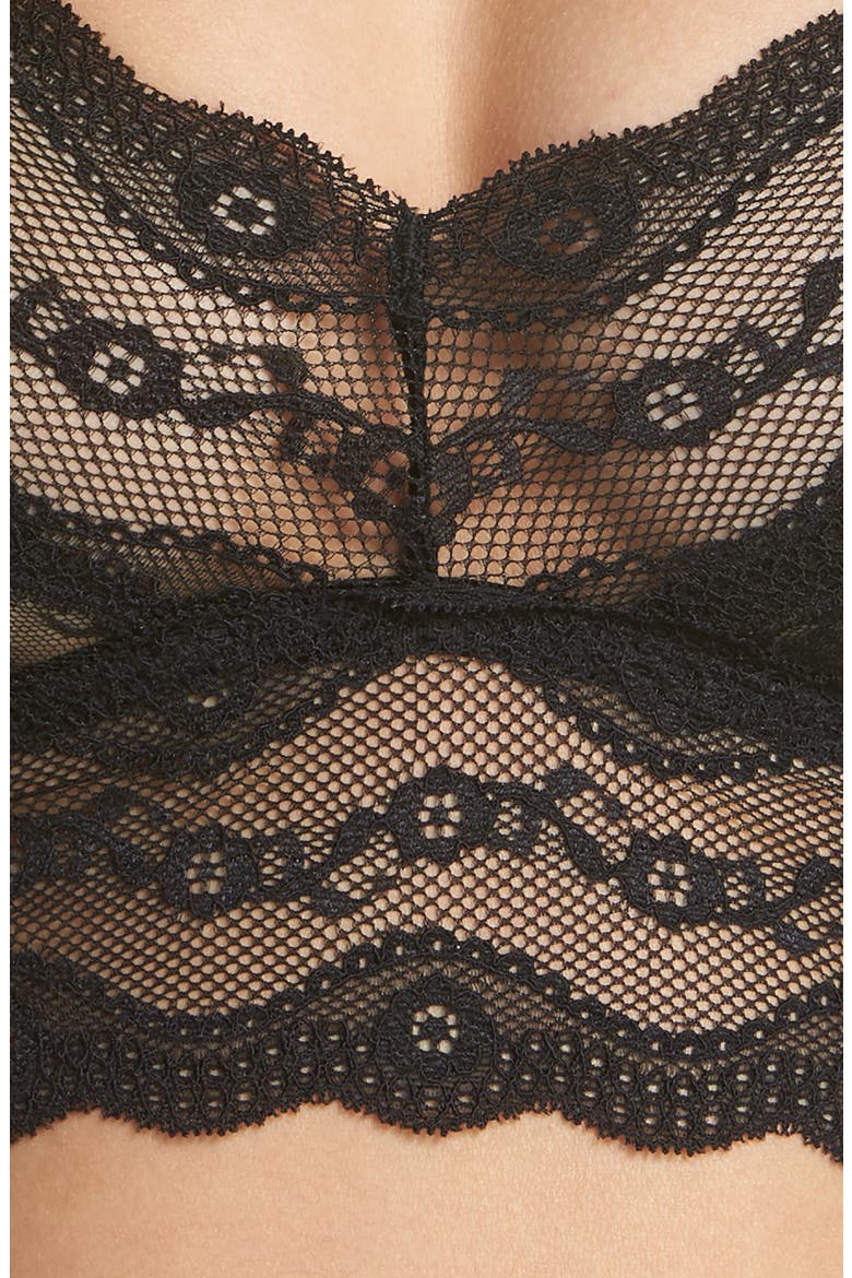 Lace Kiss Bralette, Alternate, color, NIGHT