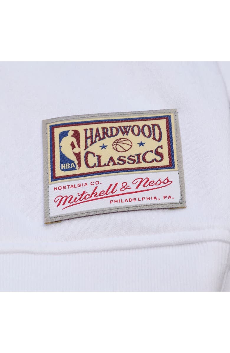 Mitchell & Ness Women's Mitchell & Ness  White Los Angeles Lakers Lightweight Block Letter Sweatshirt, Alternate, color, White