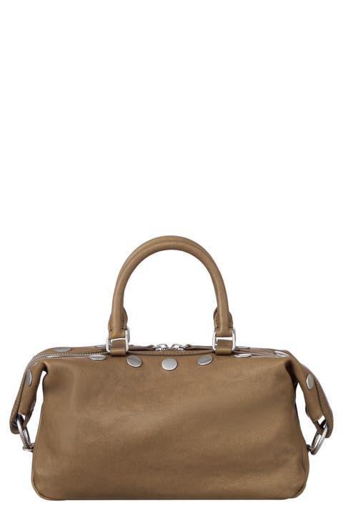 Dumpling Stud Mini Leather Handbag