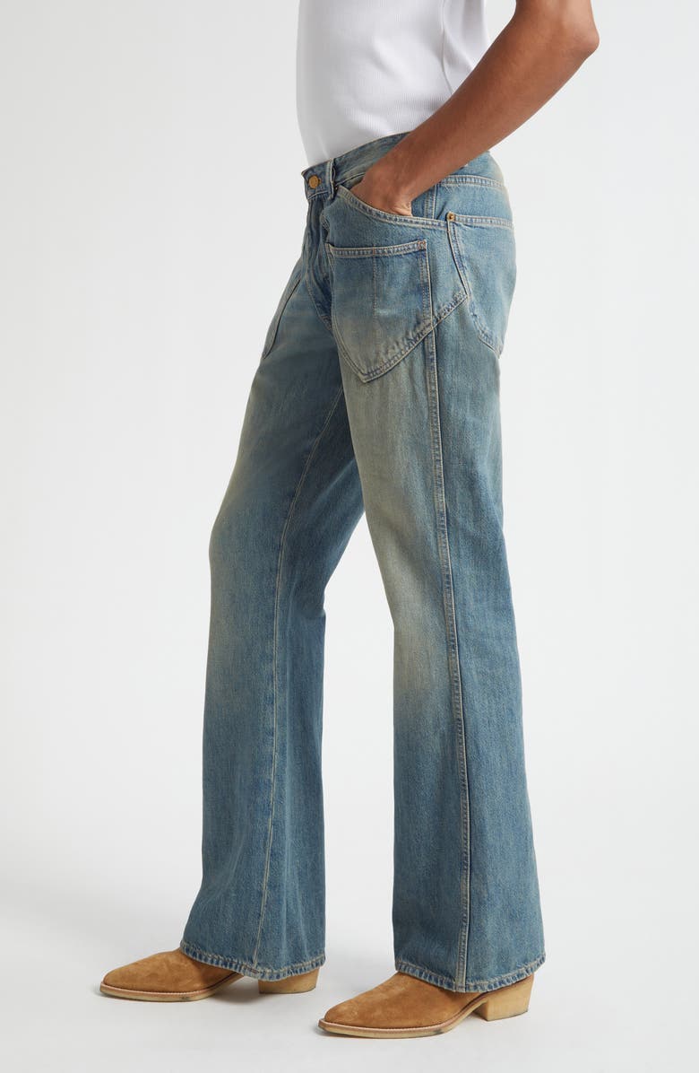 STOCKHOLM SURFBOARD CLUB Hawk Bootcut Carpenter Jeans, Alternate, color, Sand Blue