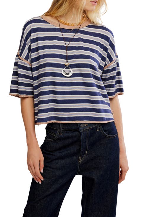 Clean Rugby Stripe Cotton Top