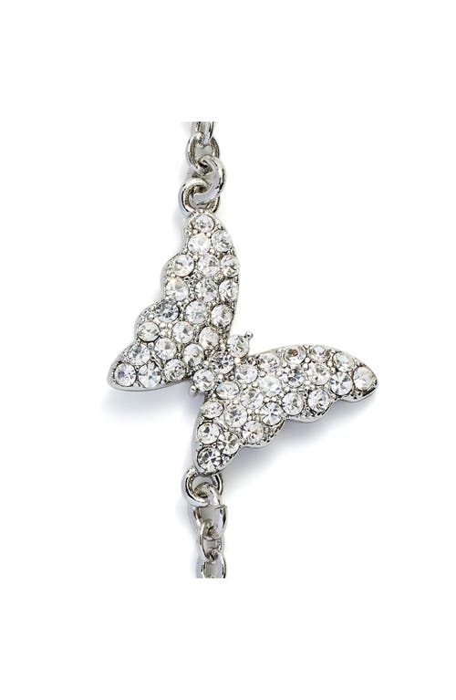 Kleinfeld Pavé Crystal Butterfly Linear Drop Earrings
