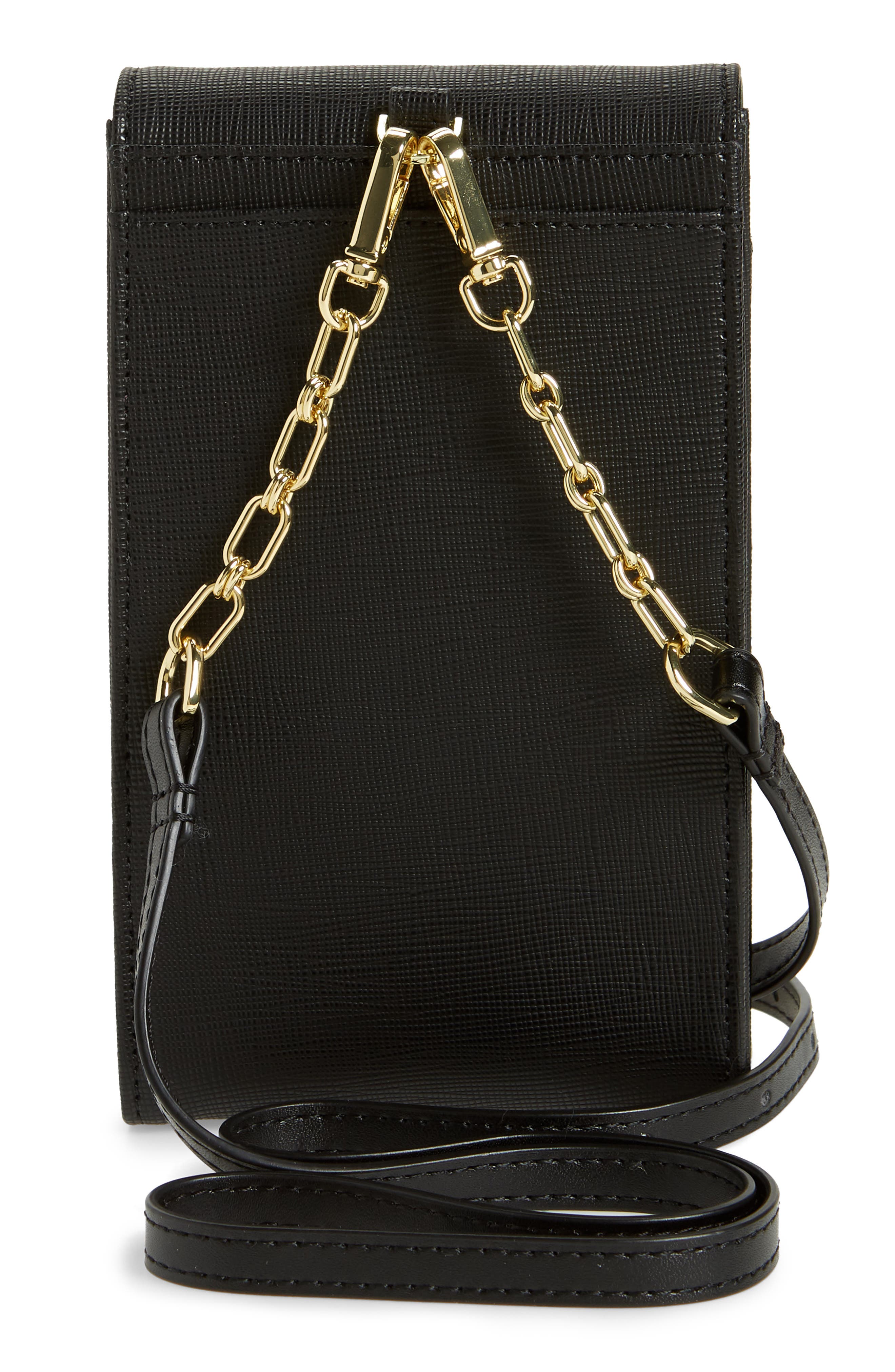 Ted Baker London Geriee Saffiano Leather Phone Crossbody Bag, Alternate, color, 