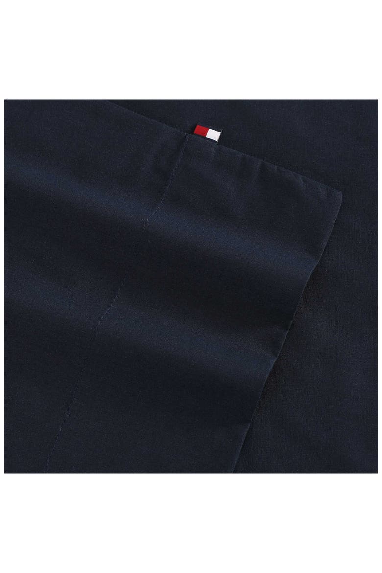 Performance Cooling Cotton Sheet Set, Alternate, color, DARK BLUE