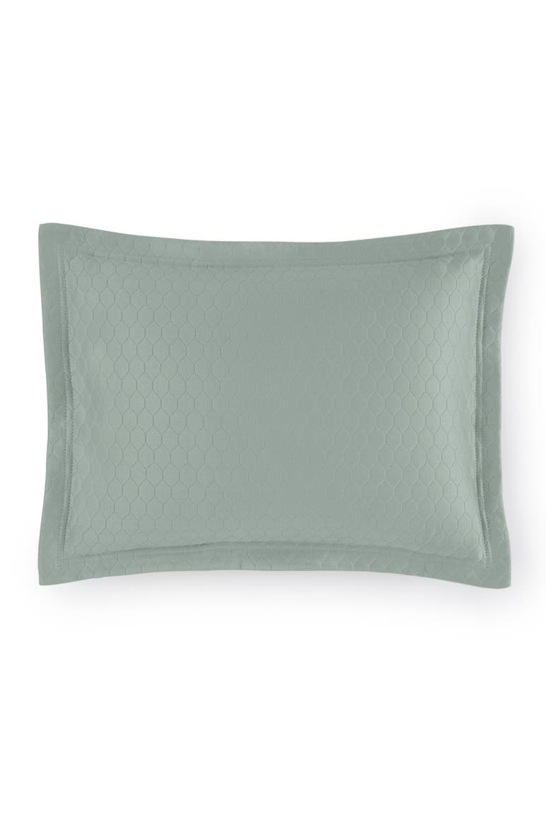 Favo Boudoir Sham, Main, color, SEAGREEN