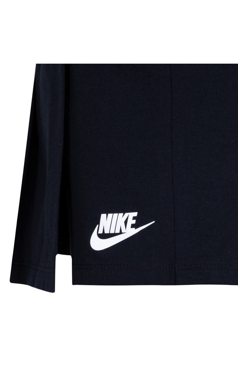 Nike Kids' Floral Just Do It Logo Graphic T-Shirt & Skort Set, Alternate, color, Black