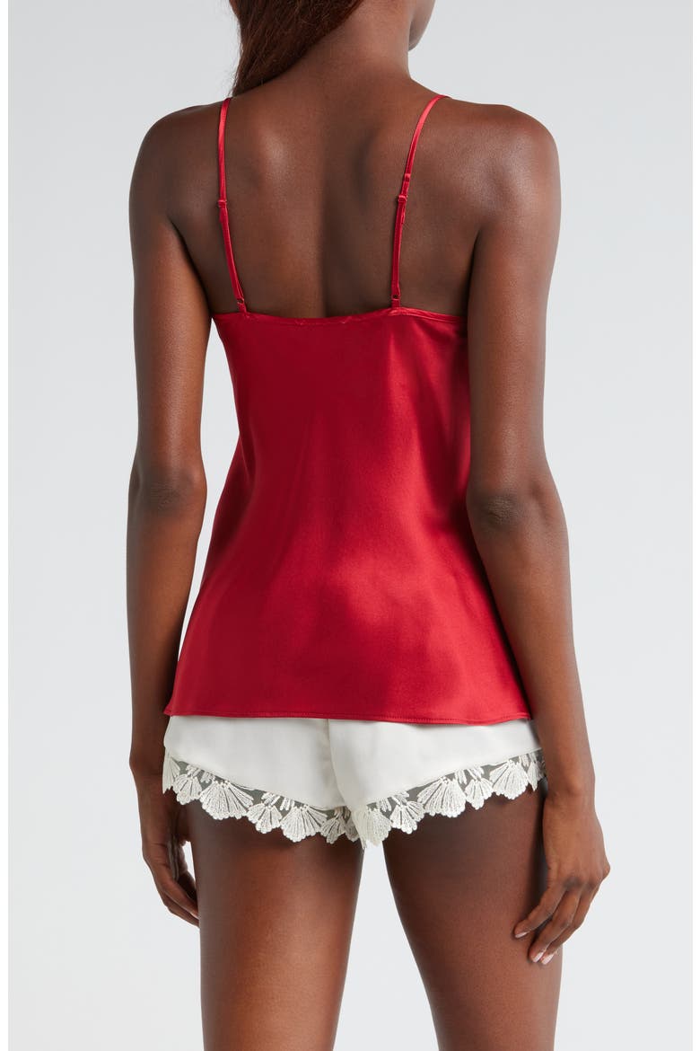 Milky Silk Camisole, Alternate, color, CARDINAL