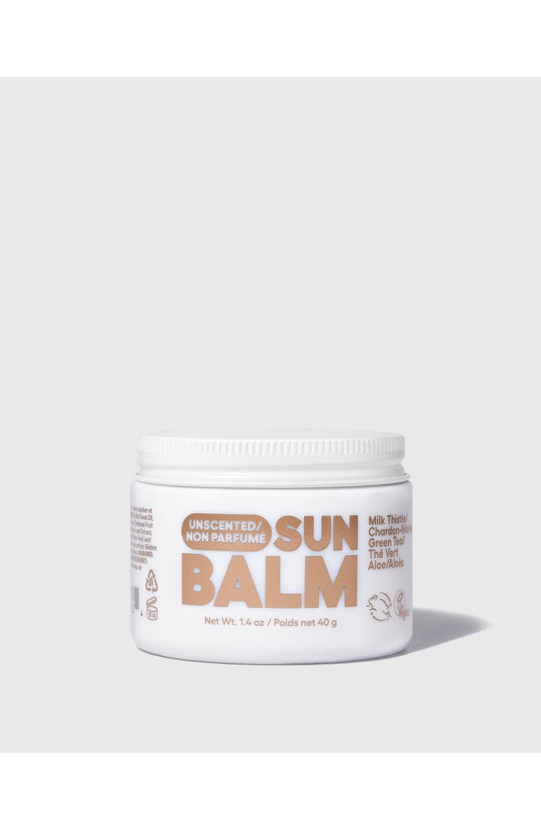 Zizia Botanicals Sun Balm Jar, Main, color, Green