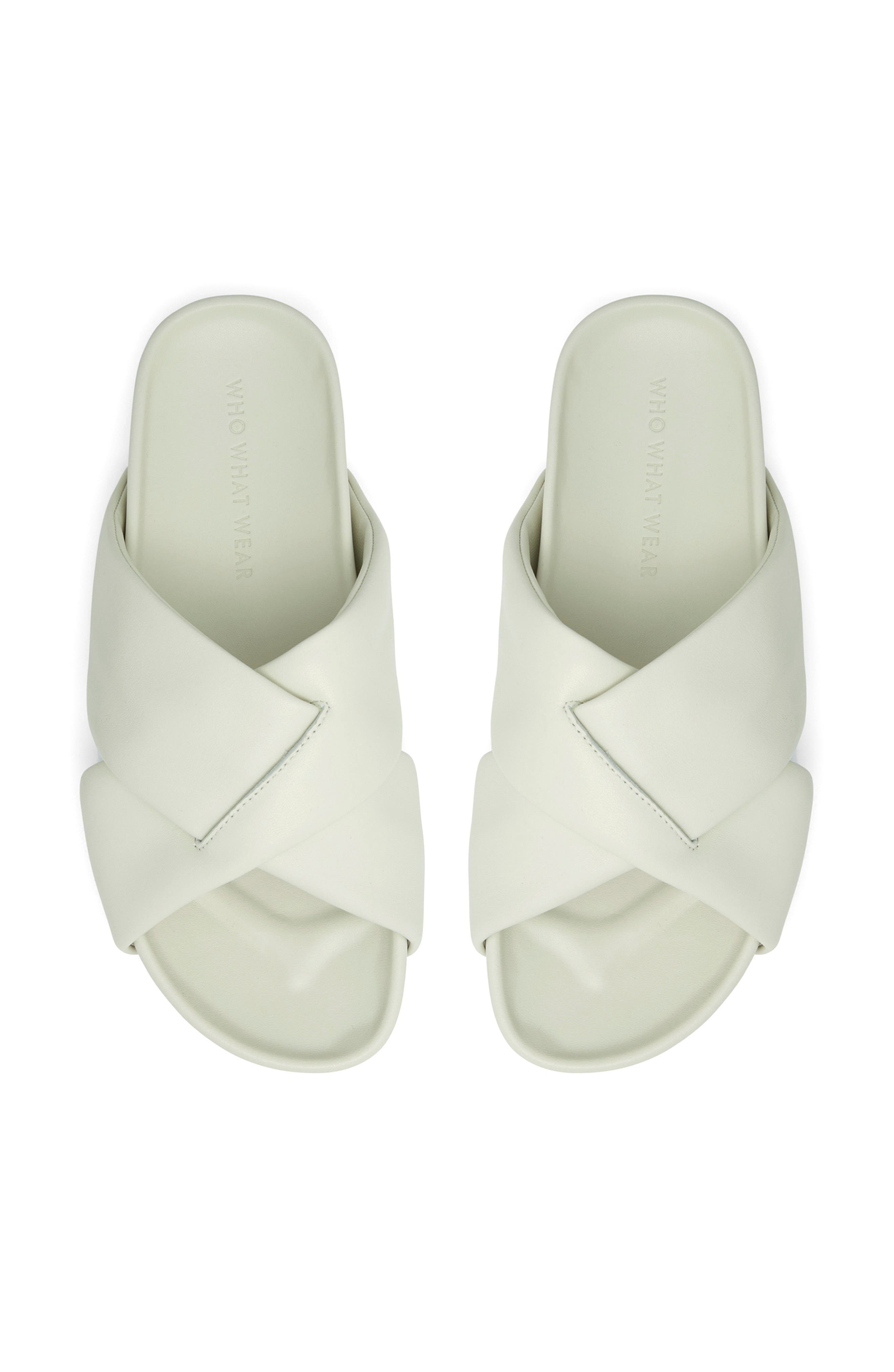Allie Slide Sandal, Alternate, color, BONE