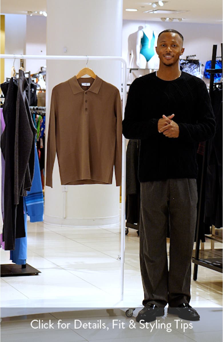 Long Sleeve Piqué Polo, sales video thumbnail