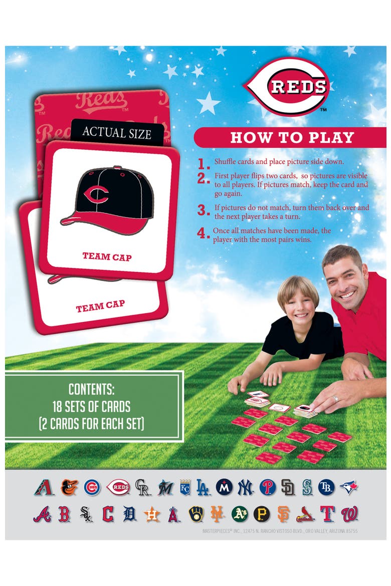 Cincinnati Reds Matching Game, Alternate, color, Multicolor