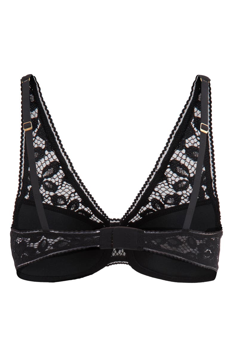 Wolford Underwire Plunge Bra, Alternate, color, 