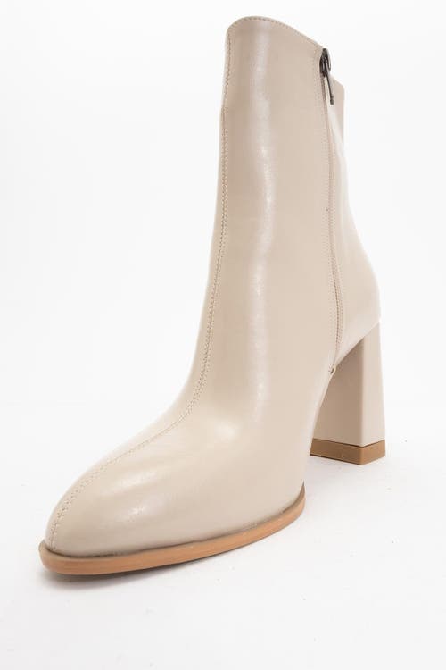 Prologue Shoes Jewel High Heel Boot In Brown