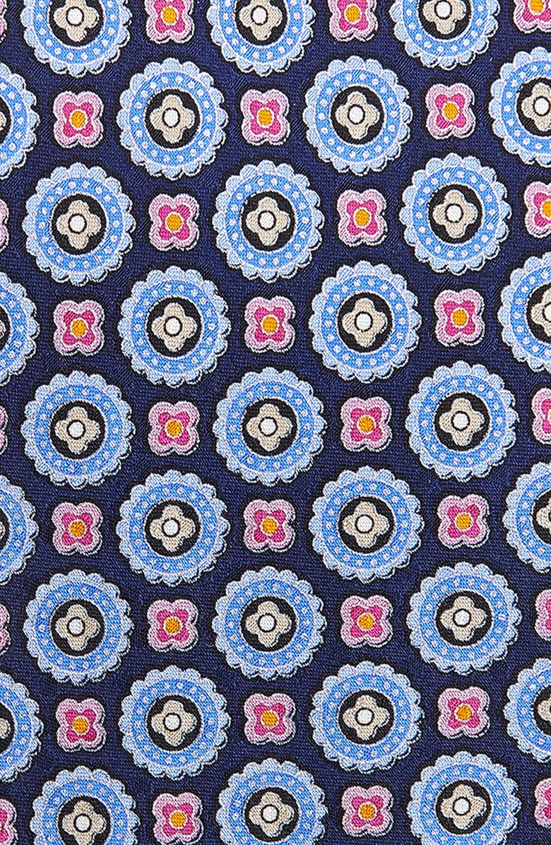 Nordstrom Jacquard Silk Tie, Alternate, color, Navy