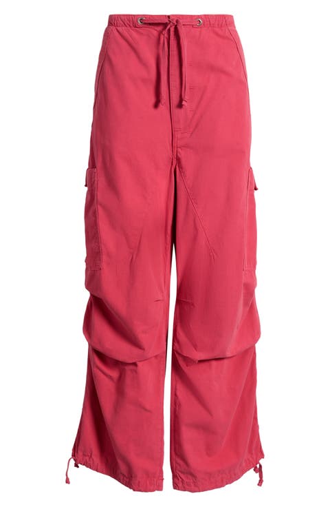 Cotton Parachute Pants