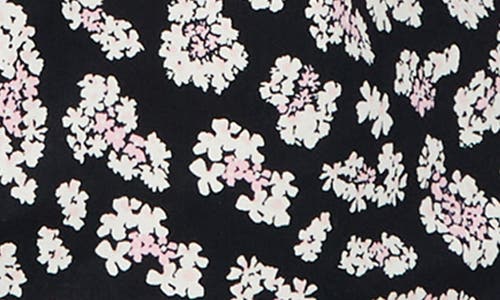 Foxcroft Lucca Floral Cotton Blouse In Black