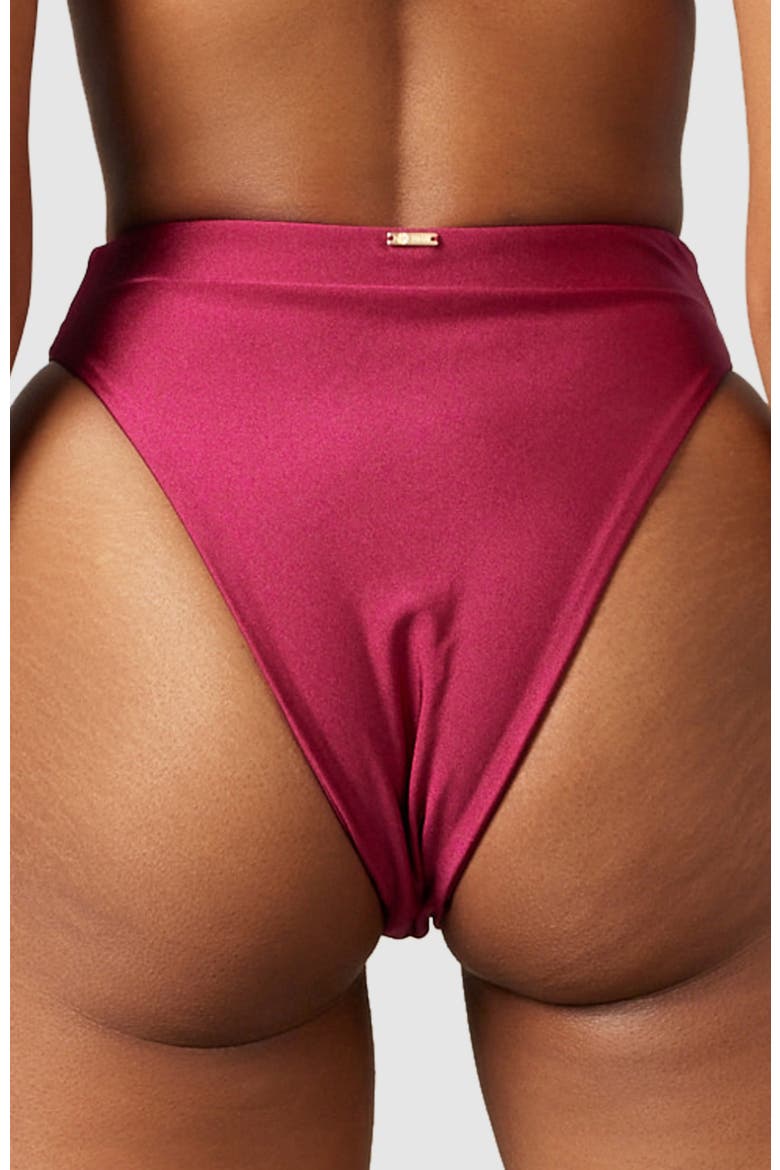 Passion Bikini Bottom, Alternate, color, Berry