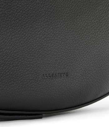 AllSaints Half Moon Leather Crossbody Bag | Nordstrom
