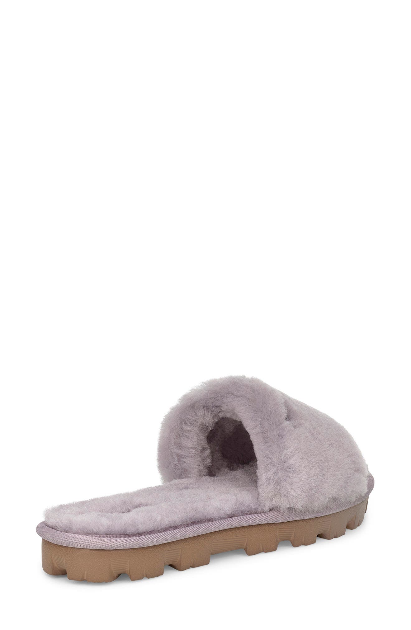 Cozette Genuine Shearling Slipper, Alternate, color, SOFT AMETHYST