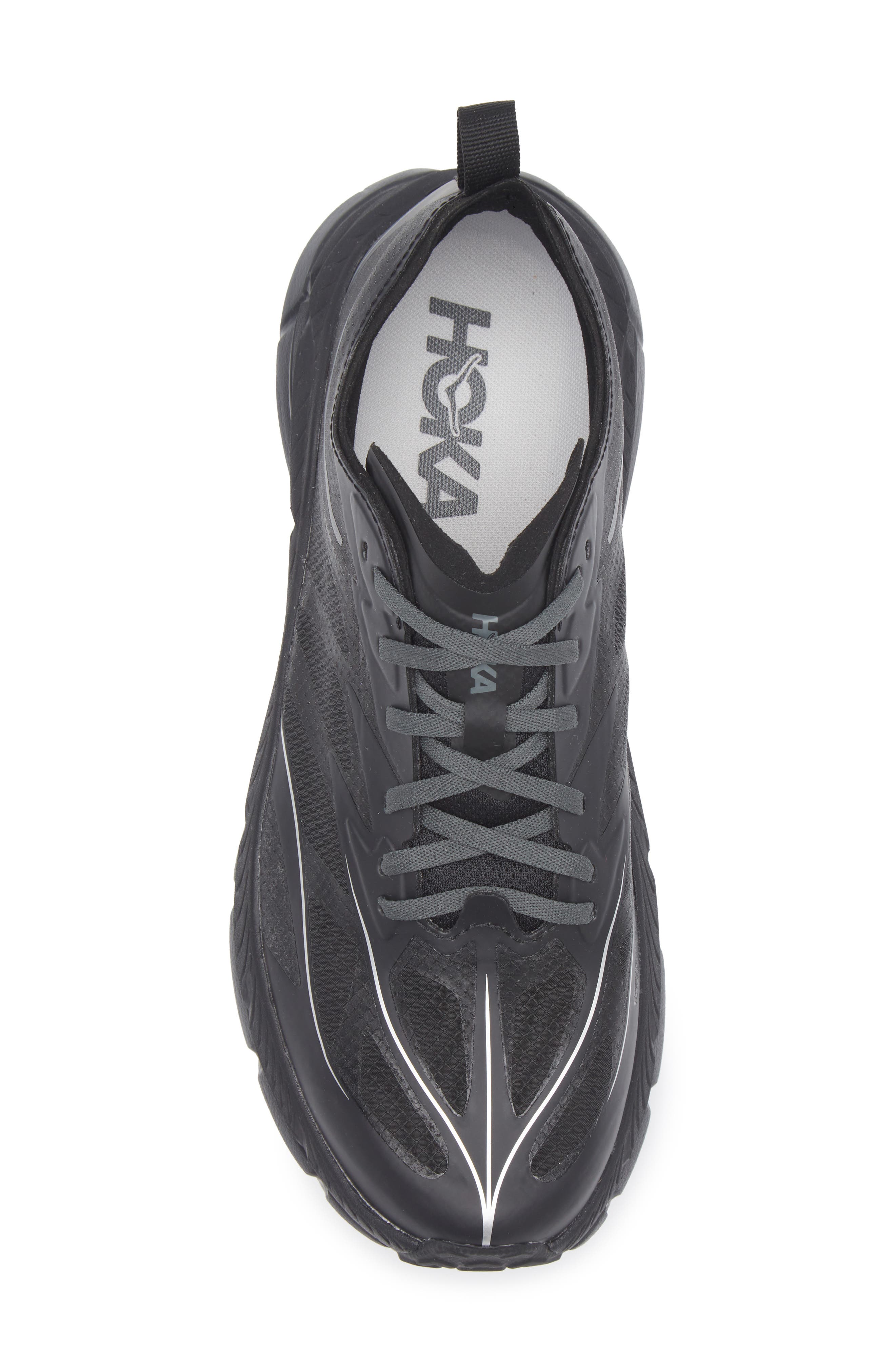 HOKA Mafate Speed 4 Lite Trail Sneaker, Alternate, color, Black / Outer Orbit