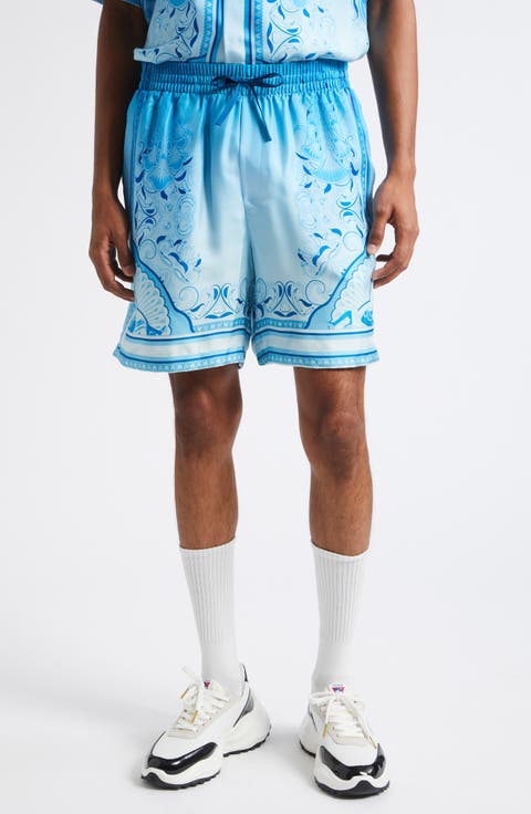 Egyptian Rug Silk Shorts