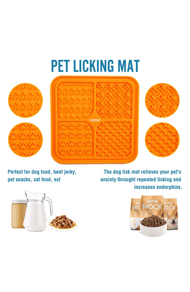 GOOPAWS 3Pack Licking Mats, Alternate, color, Multicolored