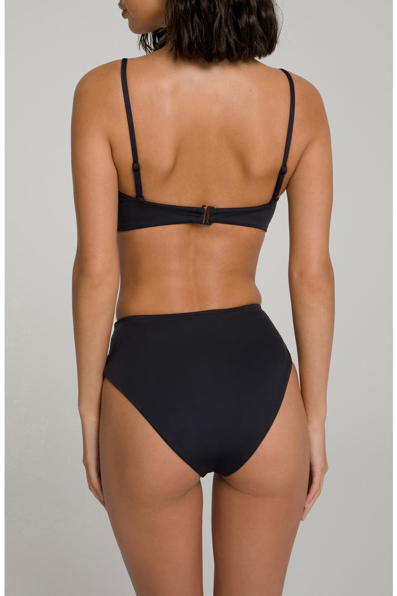 Sexy Twist Swim Top, Alternate, color, BLACK001