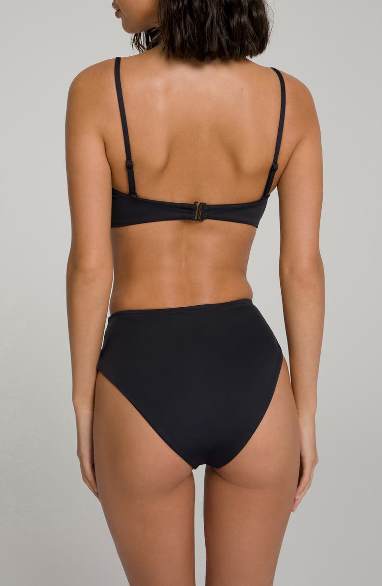 Good American Sexy Twist Swim Top, Alternate, color,