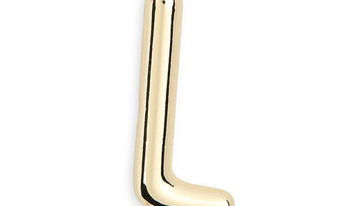 Leith Lowercase Initial Bubble Pendant Necklace In Gold